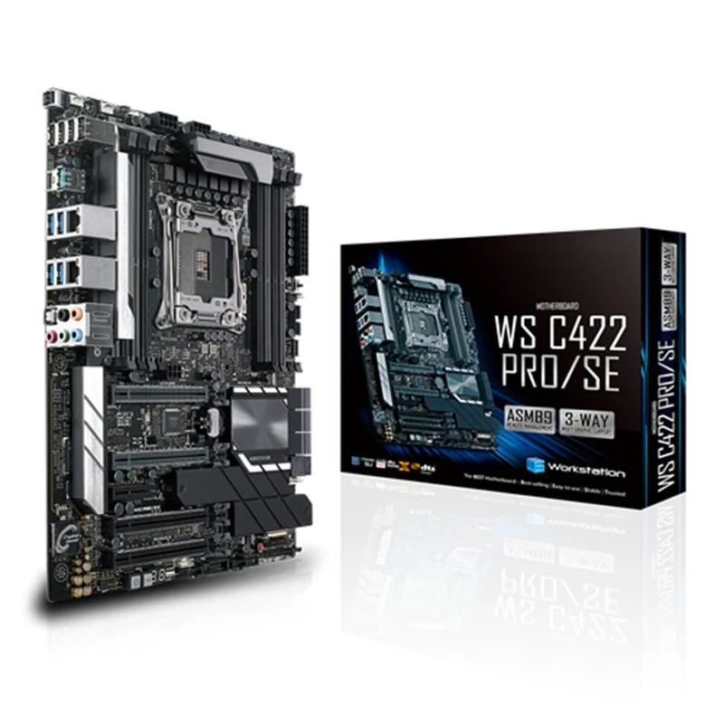 WS C422 PRO/SE , เมนบอร์ดเวิร์คสเตชั่น ATX LGA2066, โปรเซสเซอร์ Xeon W และหน่วยความจํา ECC