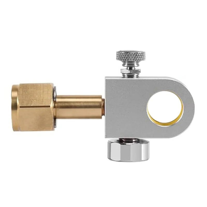 

ABYN-CO2 Refill Adapter Fit For Duo, Art,Terra Quick Connect CO2 Cylinder With 3000Psi Pressure Gauge For W21.8-14 CO2 Bottle