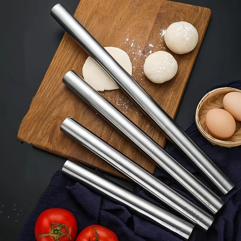 논스틱 스테인리스 스틸 롤링핀 반죽 롤러 베이킹 도구 - Kitchen Roller Baking 리뷰 및 가격