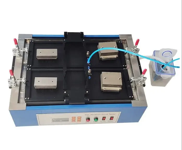JTX-II جهاز اختبار فرك التآكل الرطب آلة اختبار قابلية الغسل لمختبر الطلاء المعماري