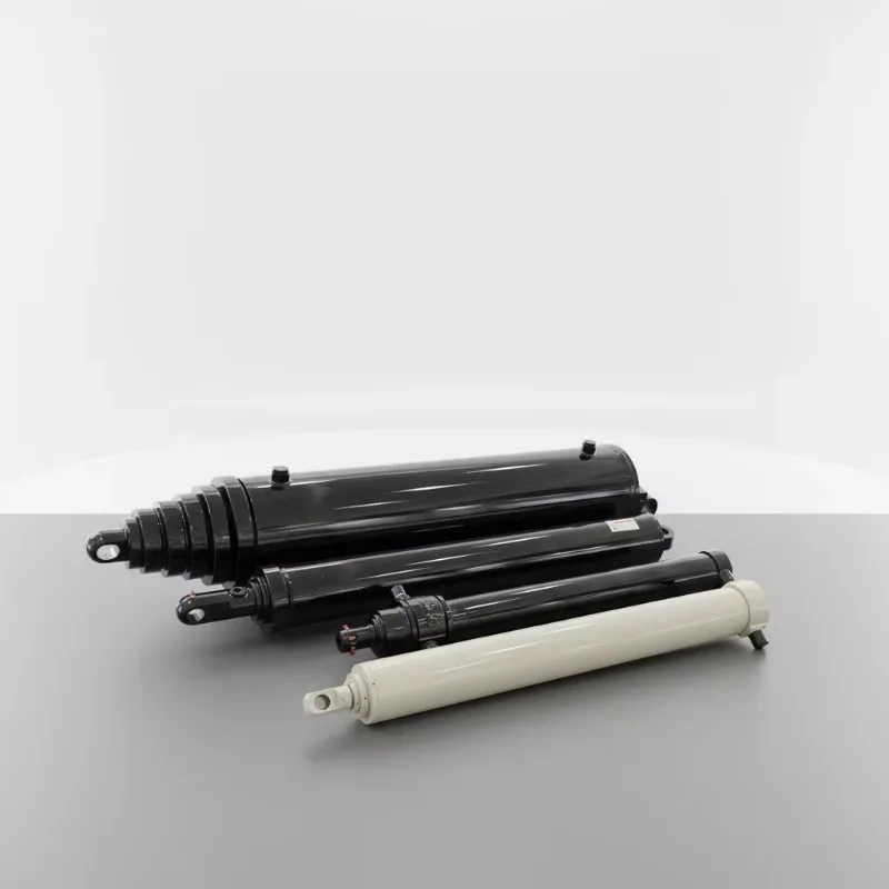 Hydraulic cylinder for press, double acting, hard chrome plating, custom service available