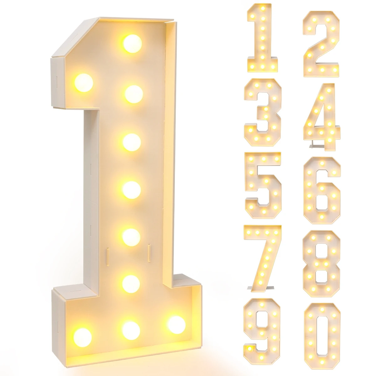 91.5cm Creative Giant Number 0-9 Digital Mosaic Number 30 40 50 Sign Balloon Frame Wedding Birthday Party Decoration Baby Shower