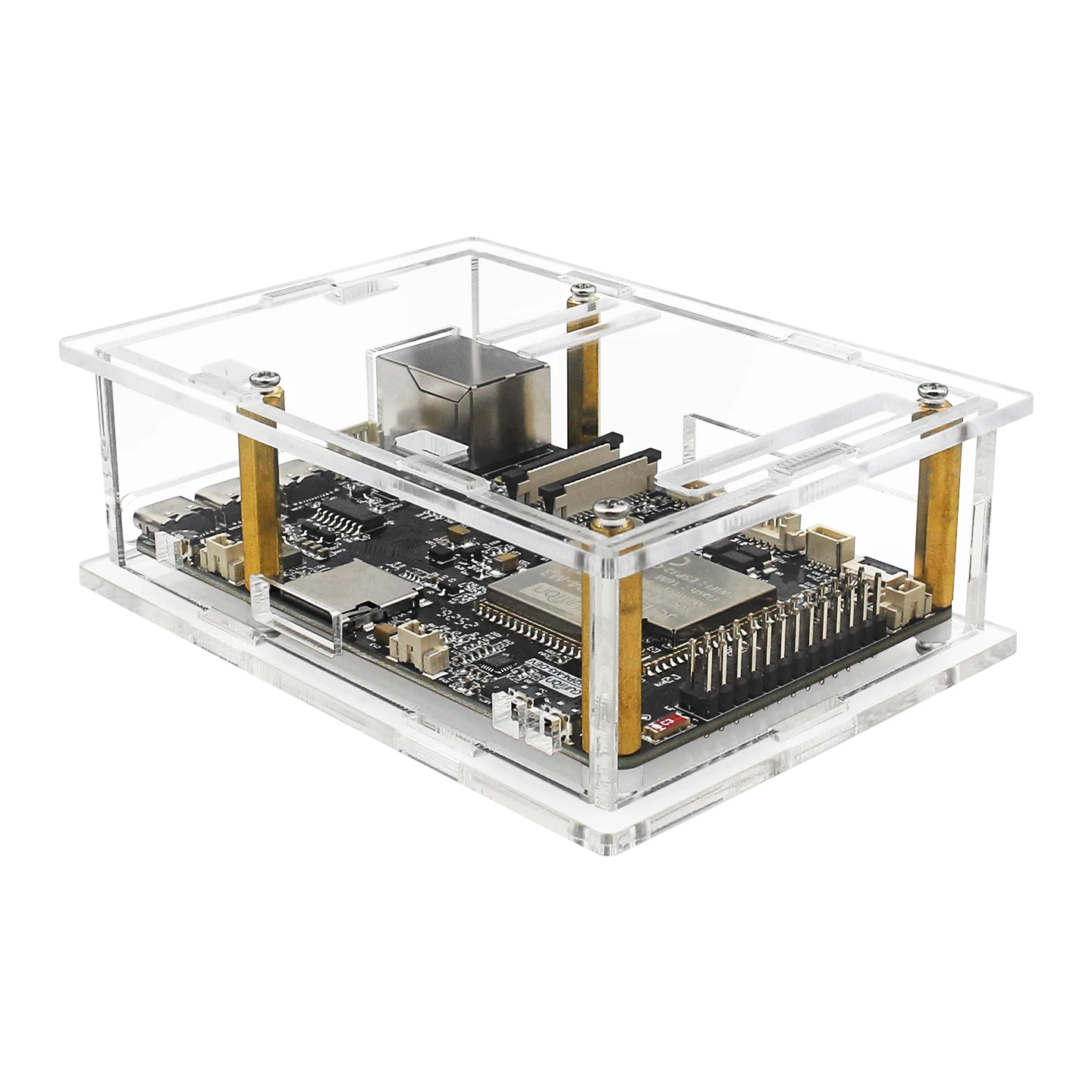ESP32-P4 Module Acrylic Case Transparent Shell Protective Box for JC-ESP32P4-M3 Based On ESP32-P4 ESP32-C6 Development Board