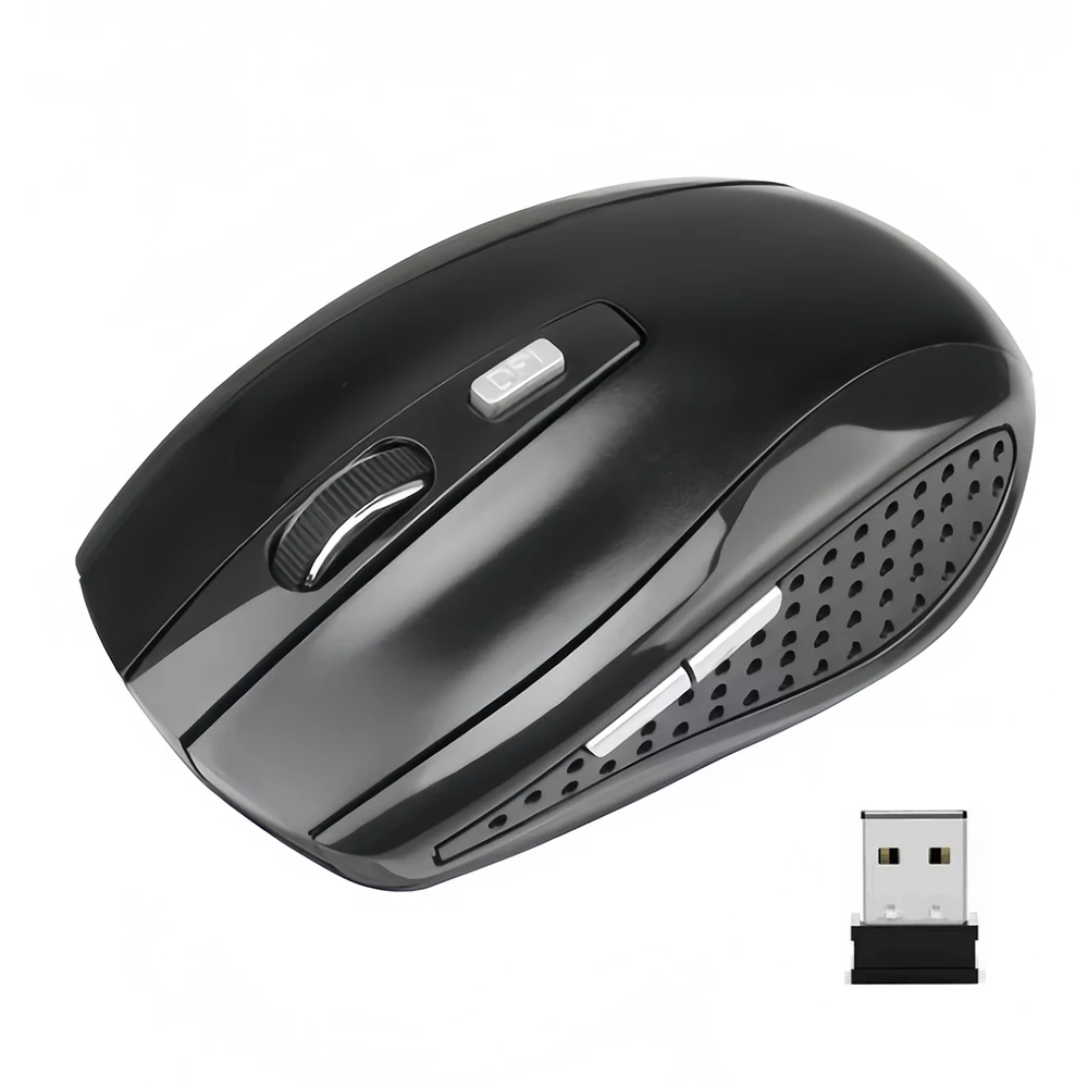 Schlanke Drahtlose Maus 2,4 GHz Optische Mäuse 1600DPI USB Empfänger Gamer Büro Dünne Maus Ergonomisches Design Mäuse Für PC Laptop Desktop