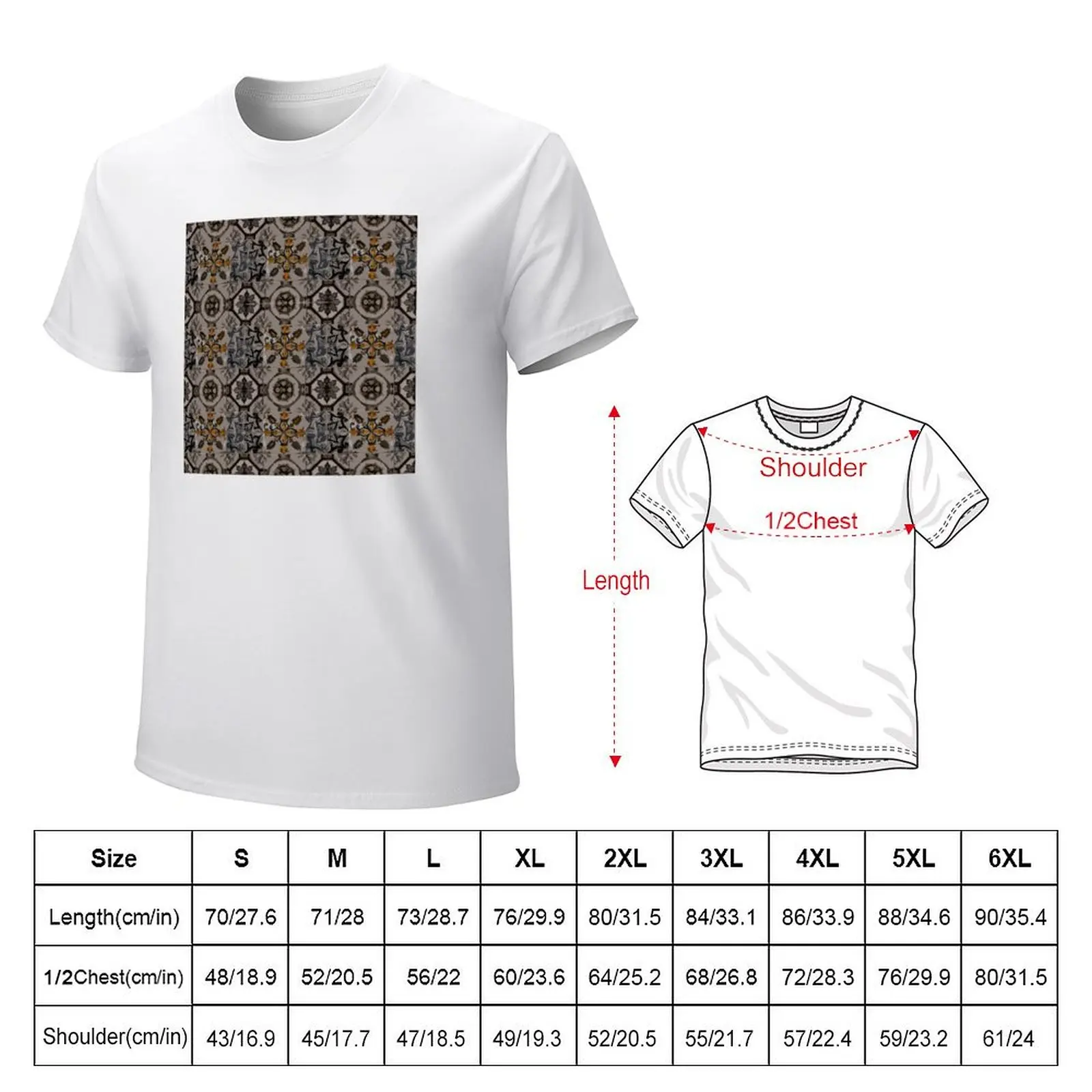 Colorful Digital Mosaic Art Patterns T-shirt kawaii clothes sublime Blouse shirts graphic tees big and tall t shirts for men