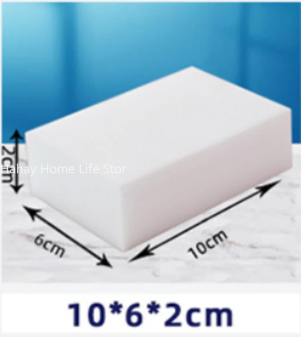 10pcs 100x60x20mm Melamine Sponge White Magic Sponge Eraser Cleaner Cleaning Sponge for Kitchen Bathroom Office Cleaning Tools