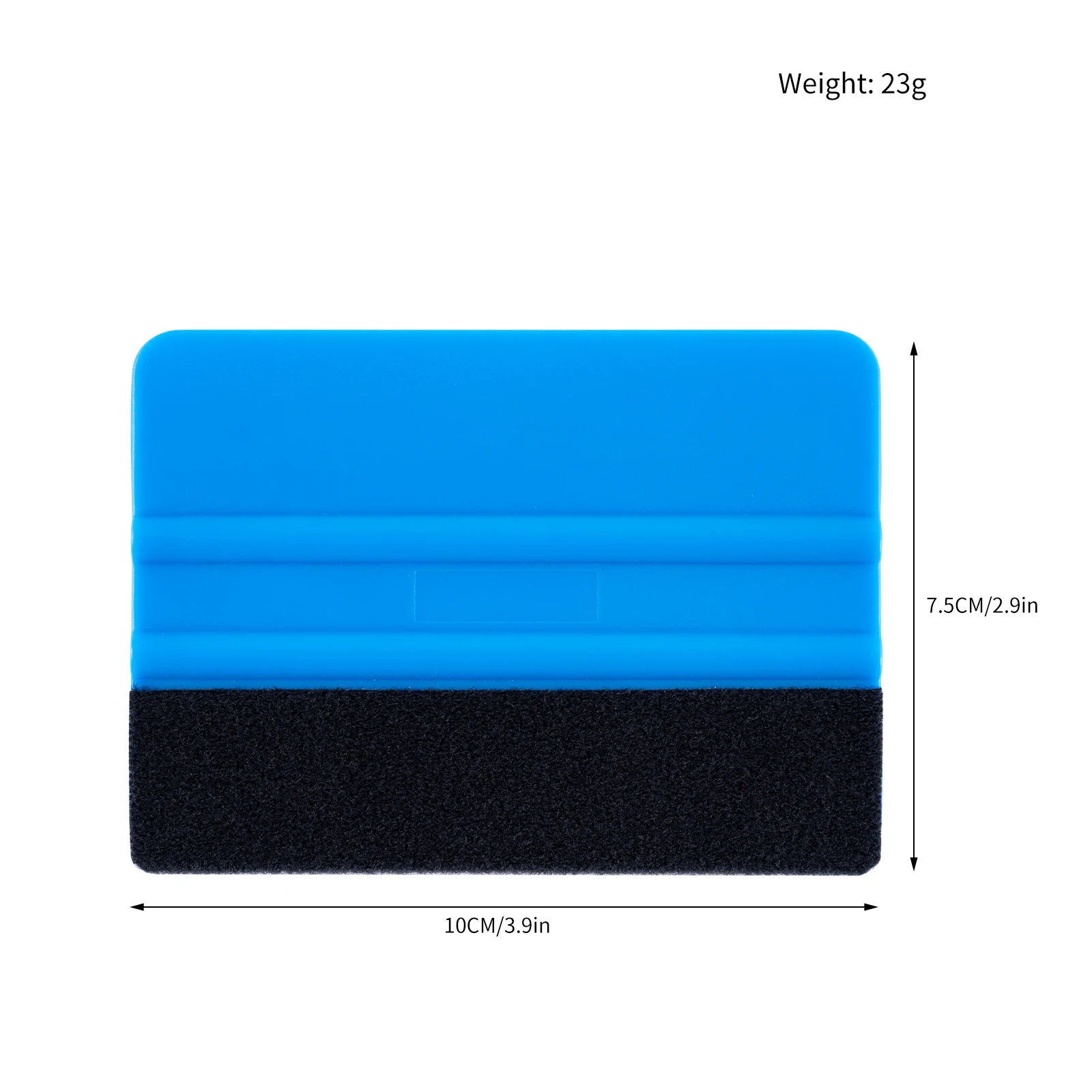 2Pcs Blue Felt Edge Squeegee Set Vinyl Wrap Tool PPF Tool Window Tint Tool Anti Scratch Bubble Remover Applicator Car Wrap Tool