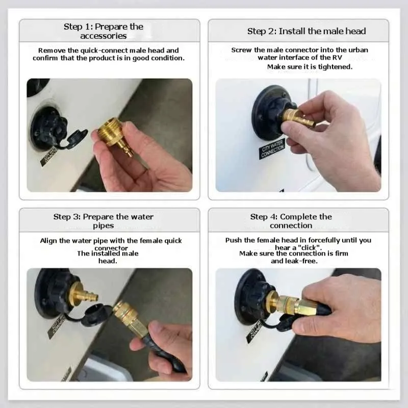 

RV Blow Out Plug For Winterization - Brass Sprinkler Water Blow With Schrader Valve To 3/4'' GHT Garden Hose Connection