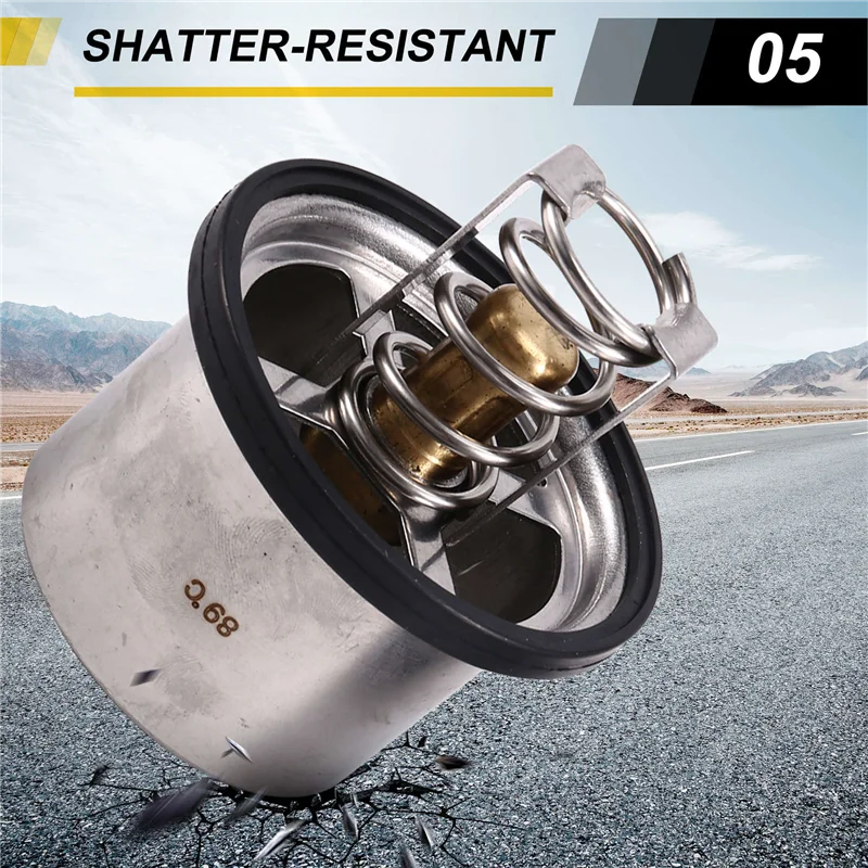 

Durable-For Porsche Cayenne 4.8L Engine Coolant Thermostat Sealing Plug Connector 94810610103 94810610101 94810612501