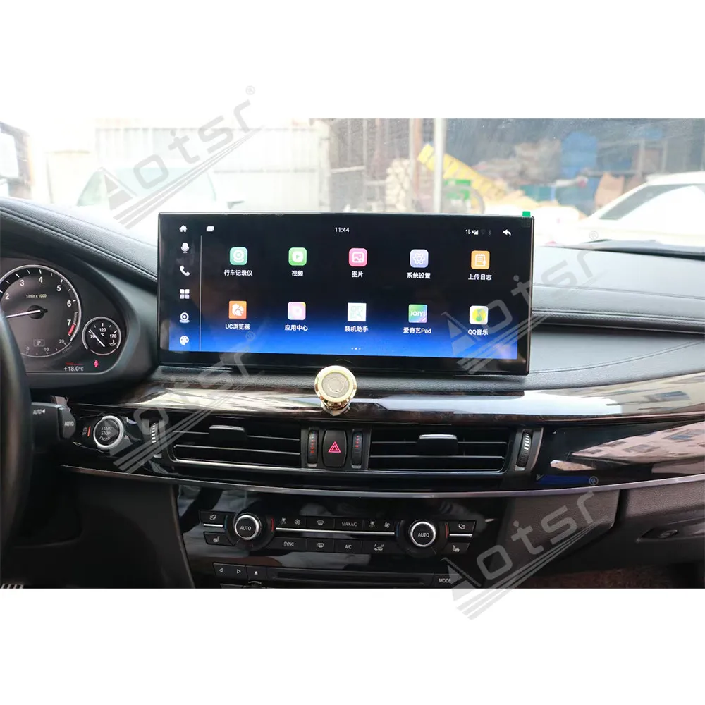 

15,6-дюймовый автомобильный радиоприемник CarPlay Android 13 для BMW X5 X6 2014-2017, мультимедийный плеер с сенсорным экраном, GPS-навигация, стерео головное устройство BT