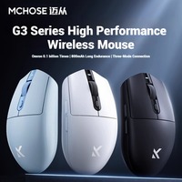 MCHOSE G3 Wireless Mouse Esports Gaming Computer Office Lightweight Wireless Bluetooth Tri-Mode Ergonomics Game Mice Accessories