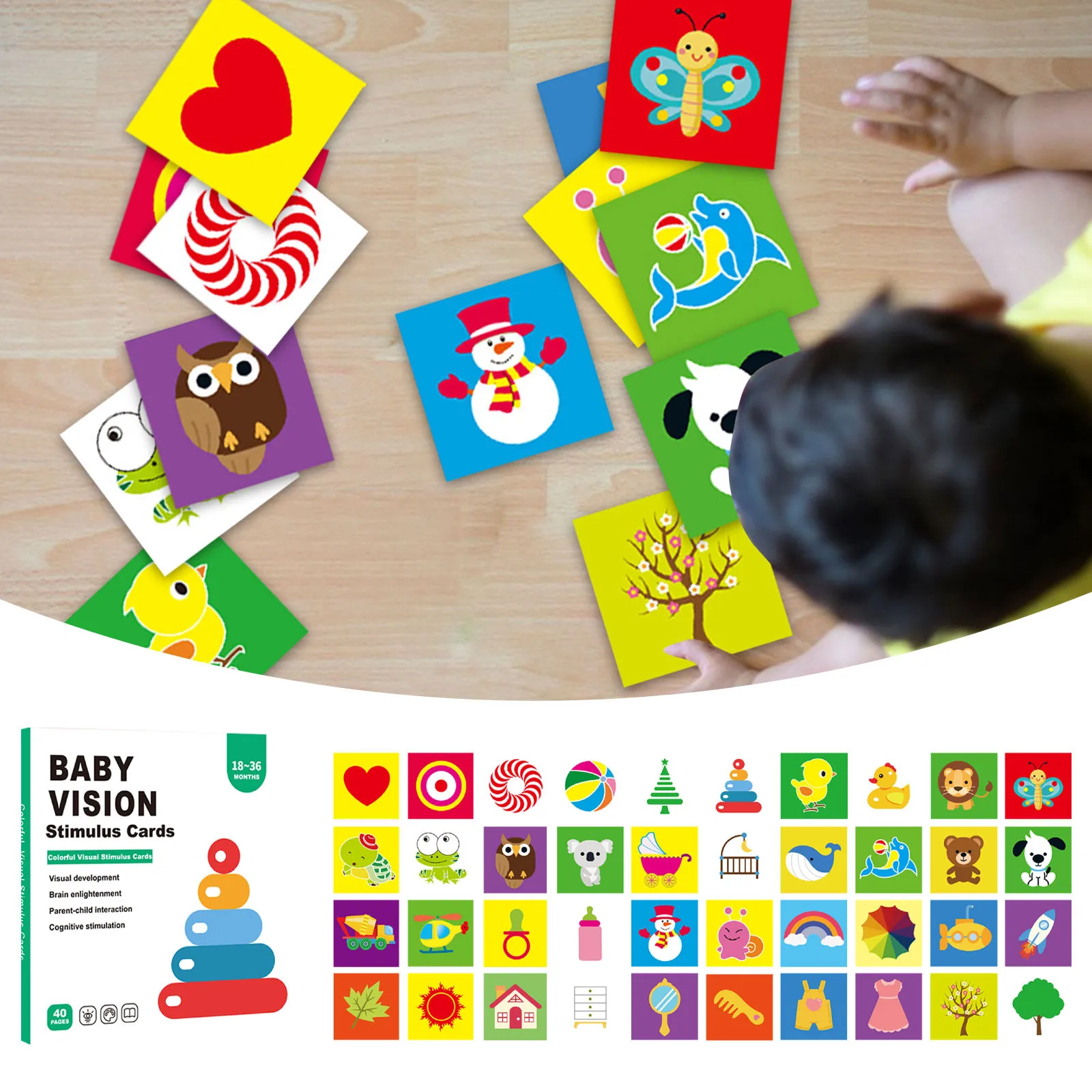 Numbers Education Black & White Baby Toys High Contrast Crinkle Cloth Activity Book Infant Toys For Baby 18 36 Months Relaxing