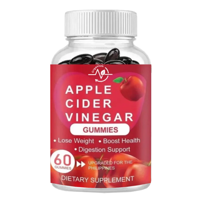 

Apple Cider Vinegar Gummies - Healthy Digestion, Natural Cleansing, Metabolic Energy Support, 60 Gummies