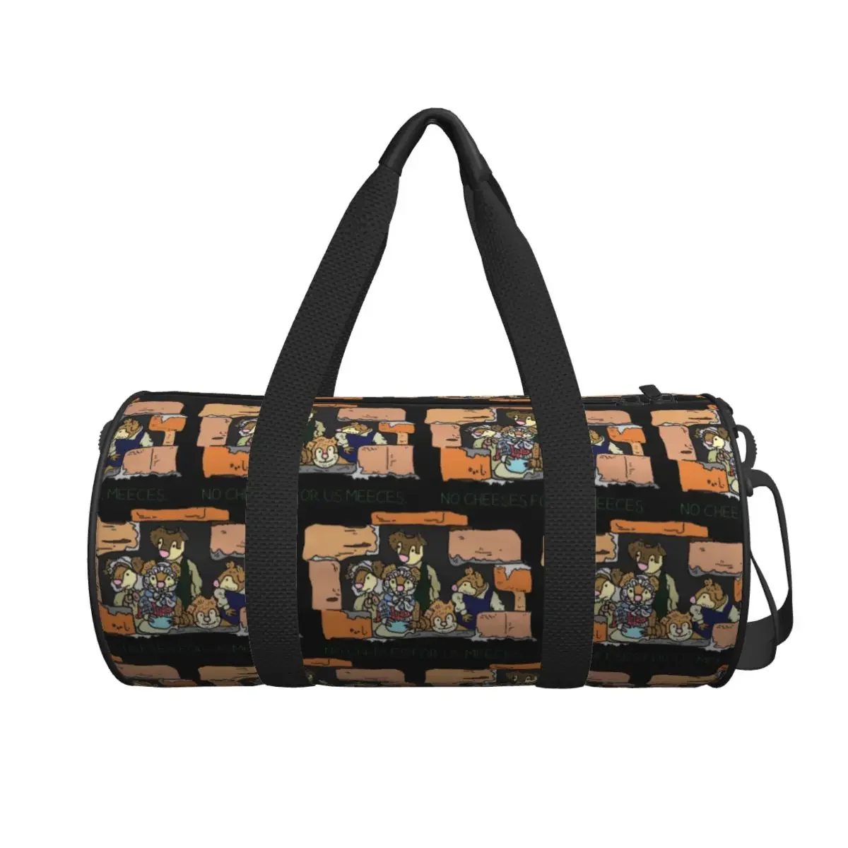 

Muppet Christmas Carol - Meeces Large Duffle Gym Bag Multi-Functional Duffle Travel Bags Handbags Fitness bag