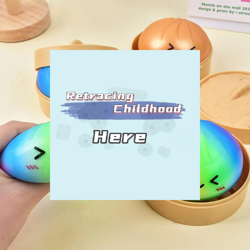 

Мягкая игрушка-антистресс Rainbow Steamed Stuff Bun: сжимаемая, медленно восстанавливающая форму, из пеноматериала, ультрамягкая, для снятия стресса