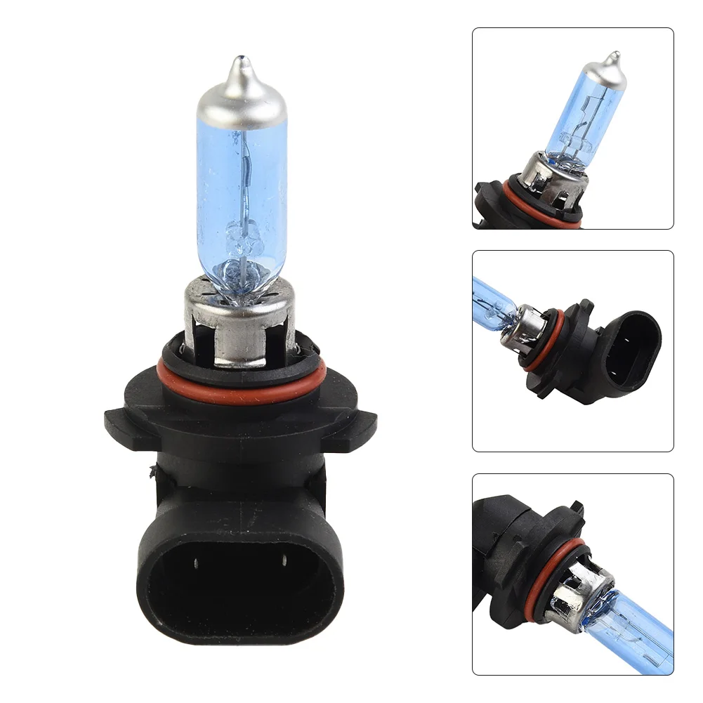 Car Headlight Bulb 9005 HB3 Halogen Headlight 100W White Bright Halogen Light Lamp 12V 6000K Daytime Running Light Fog Light