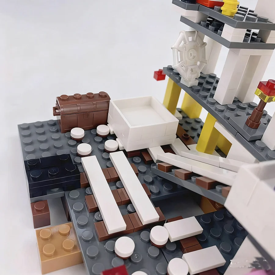 Набор Mine My World, строительные блоки с мини-фигуркой, детские кирпичи «сделай сам», строительная игрушка, садовый пейзаж, дизайн, образовательный подарок