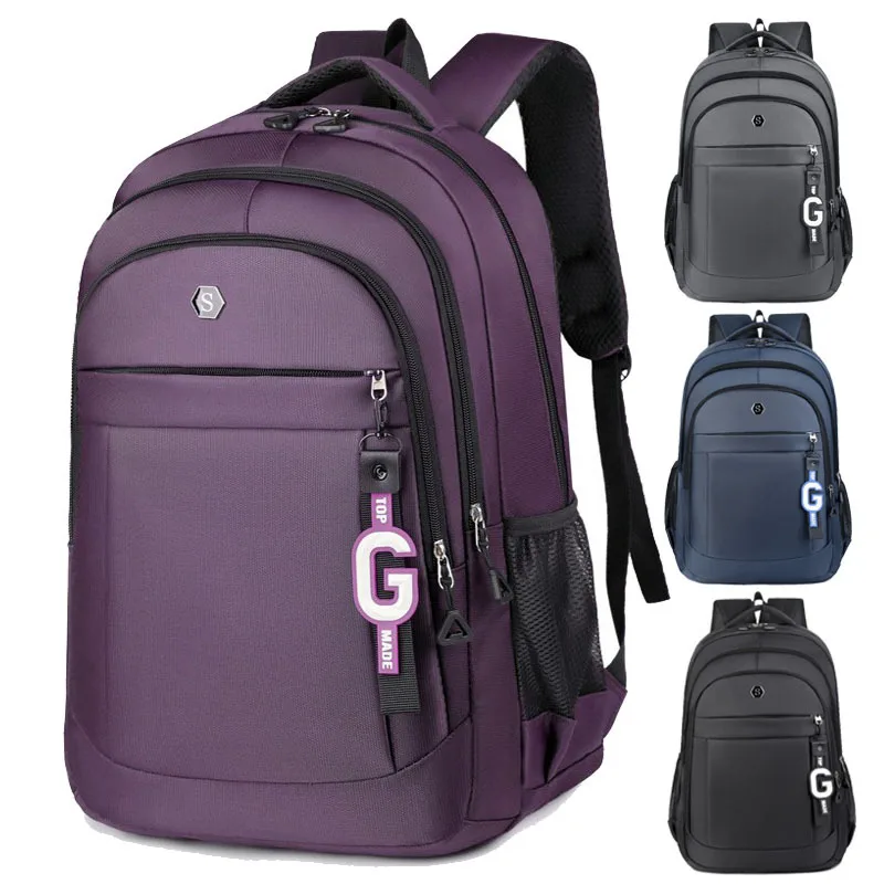 Large Capacity Waterproof Oxford Travel Backpacks Casual Multi-pocket School Bag 15.6 Inch Laptop Backpack Business Rucksack