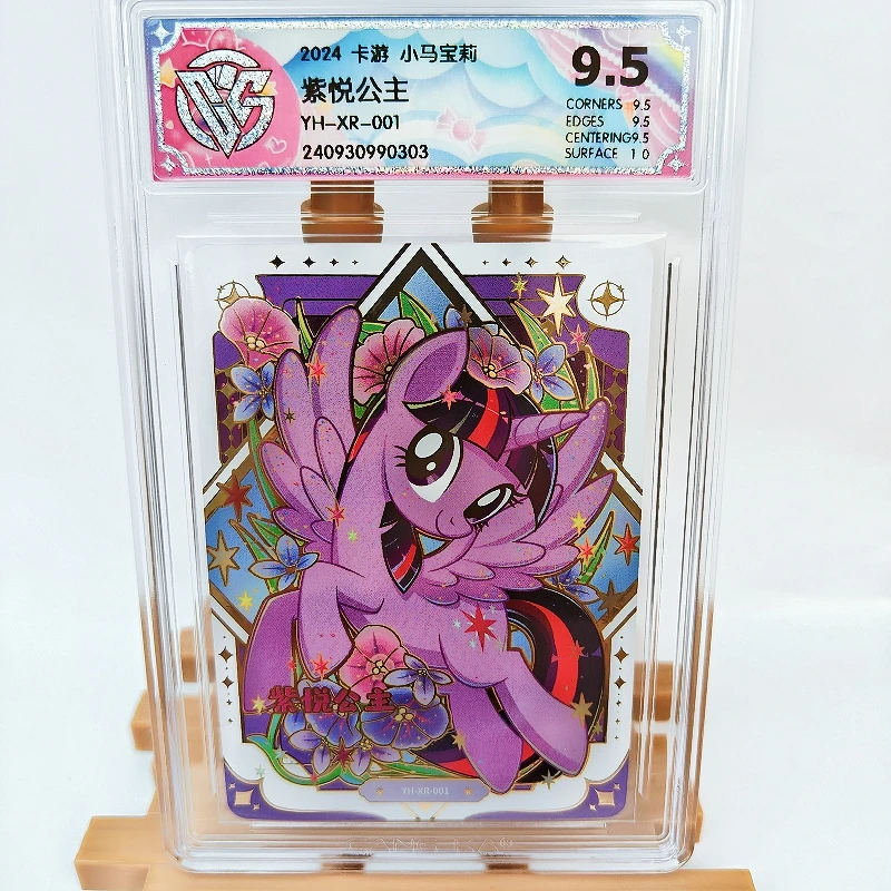 

KAYOU Genuine My Little Pony Card 9.5 Graded XR CCG Rating Card Twilight Sparkle Apple Jack Редкая коллекционная карта аниме Игрушки в подарок