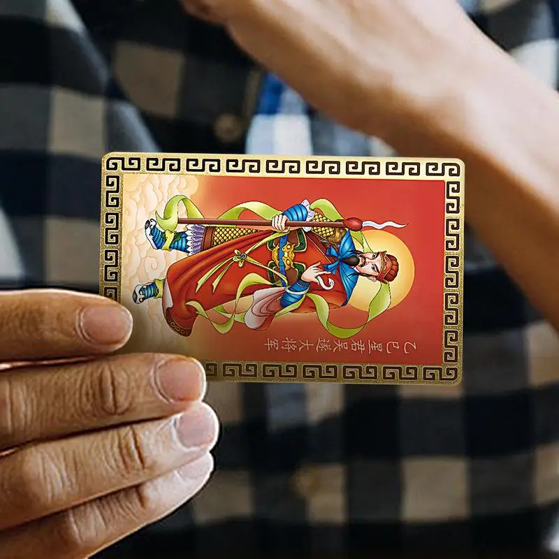 2025 Tai Sui Card Chinese Amulet Traditional Chinese Amulet Card Chinese New Year Fortune Cards For Mother's Day Offices