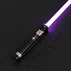 Lightsaber RGB Metal Handle Laser Sword Kids Toy Light Saber 6 sound effects 12 colors Heavy Dueling Adult Lasber Sword LED Toys