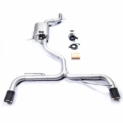[Custom product] For 15-19 Volkswagen Golf 7.5 1.4T Catback ss 304 High performance adjustable exhaust system muffler