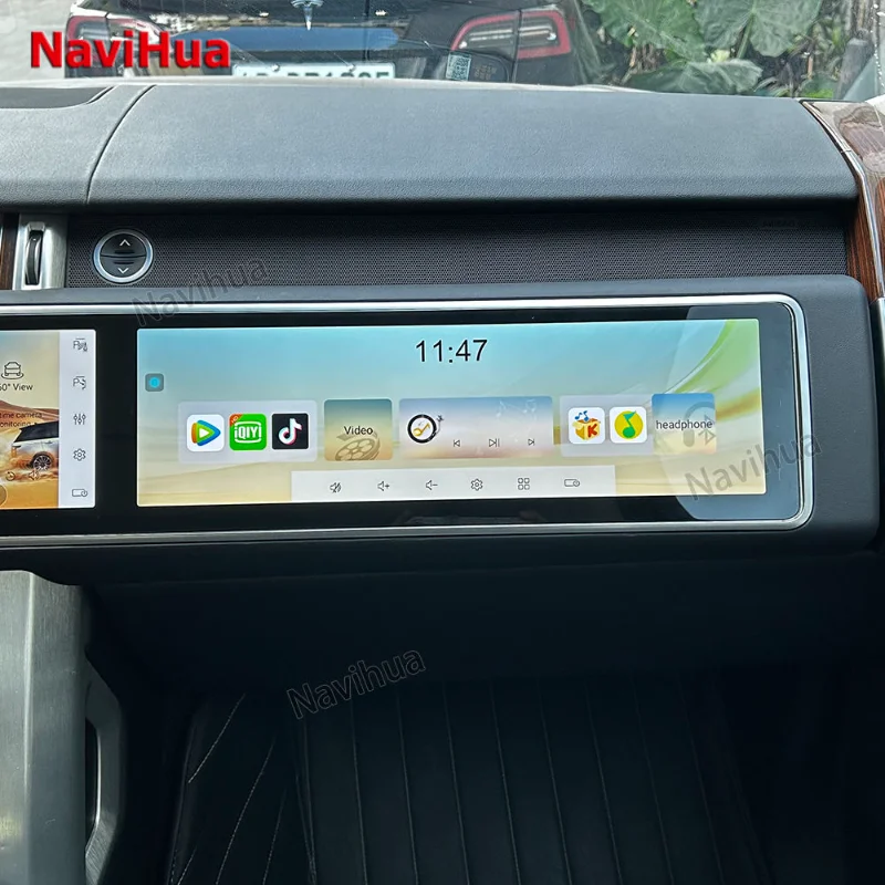 15.5 inch Double Touch Screen Android Radio GPS Navigation Car DVD Player Multimedia Player for Range Rover Vogue L405 2013-2017