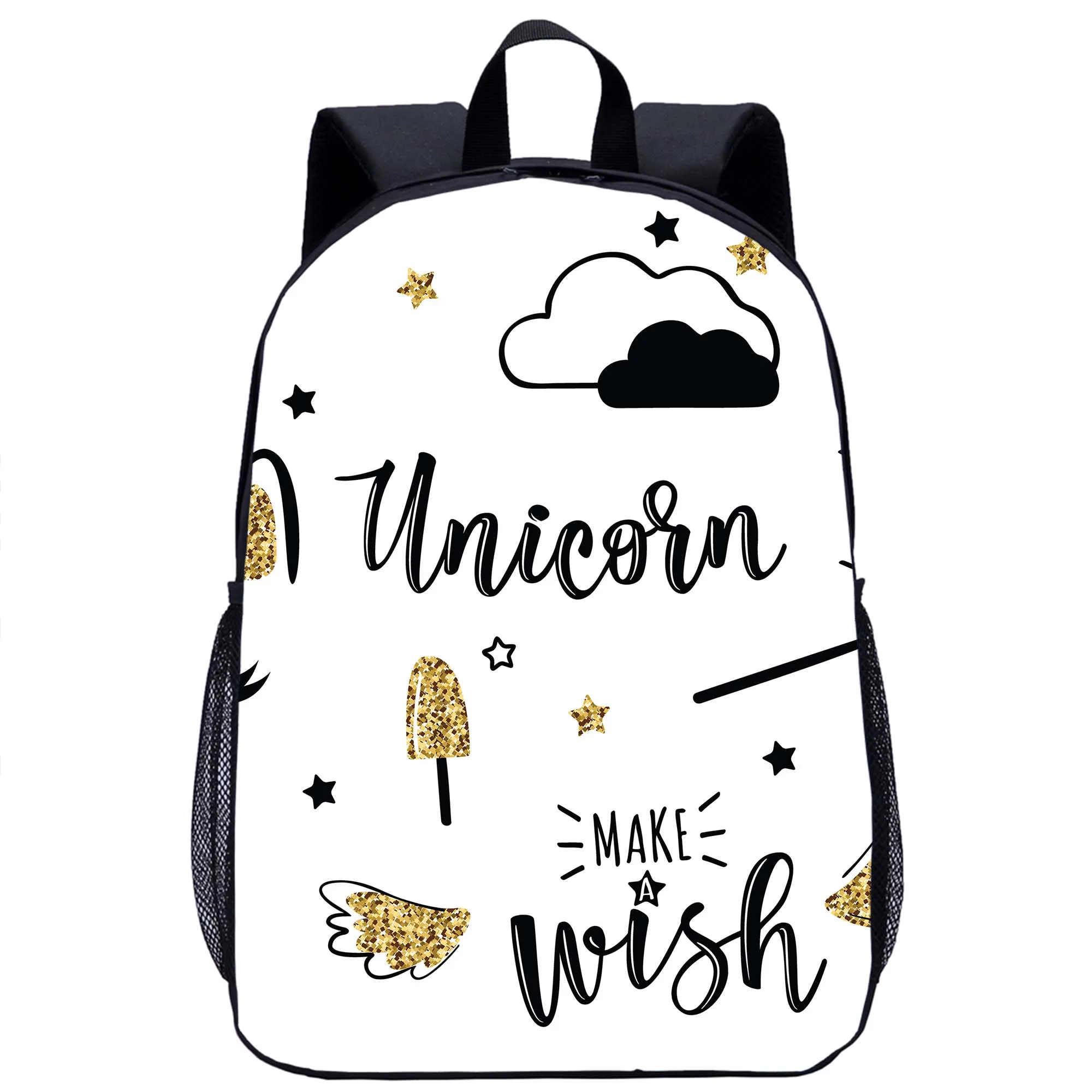 Unicorn Backpack Girls Boys School Backpack Cool Cartoon 3D Print Teenager Travel Laptop Bag 16 Inches School Bag School Season