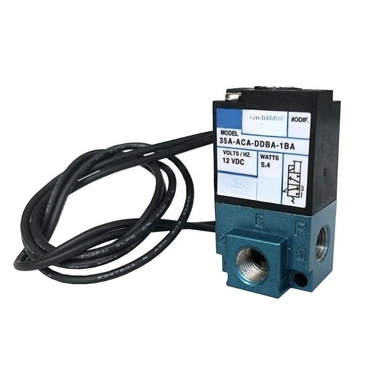 High‑Frequency Solenoid Valve 35A‑ACA‑DDBA‑1BA 12VDC Pneumatic Valve for Dispenser Printing Equipment