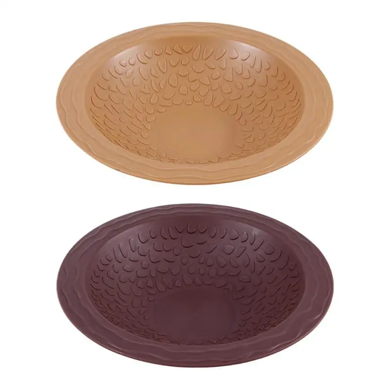 Tortoise Food Dish Reptile Feeding Dish Bathing Pool Amphibians Habitat Accessories Pet Supplies for Gecko Snake Bearded Dragon