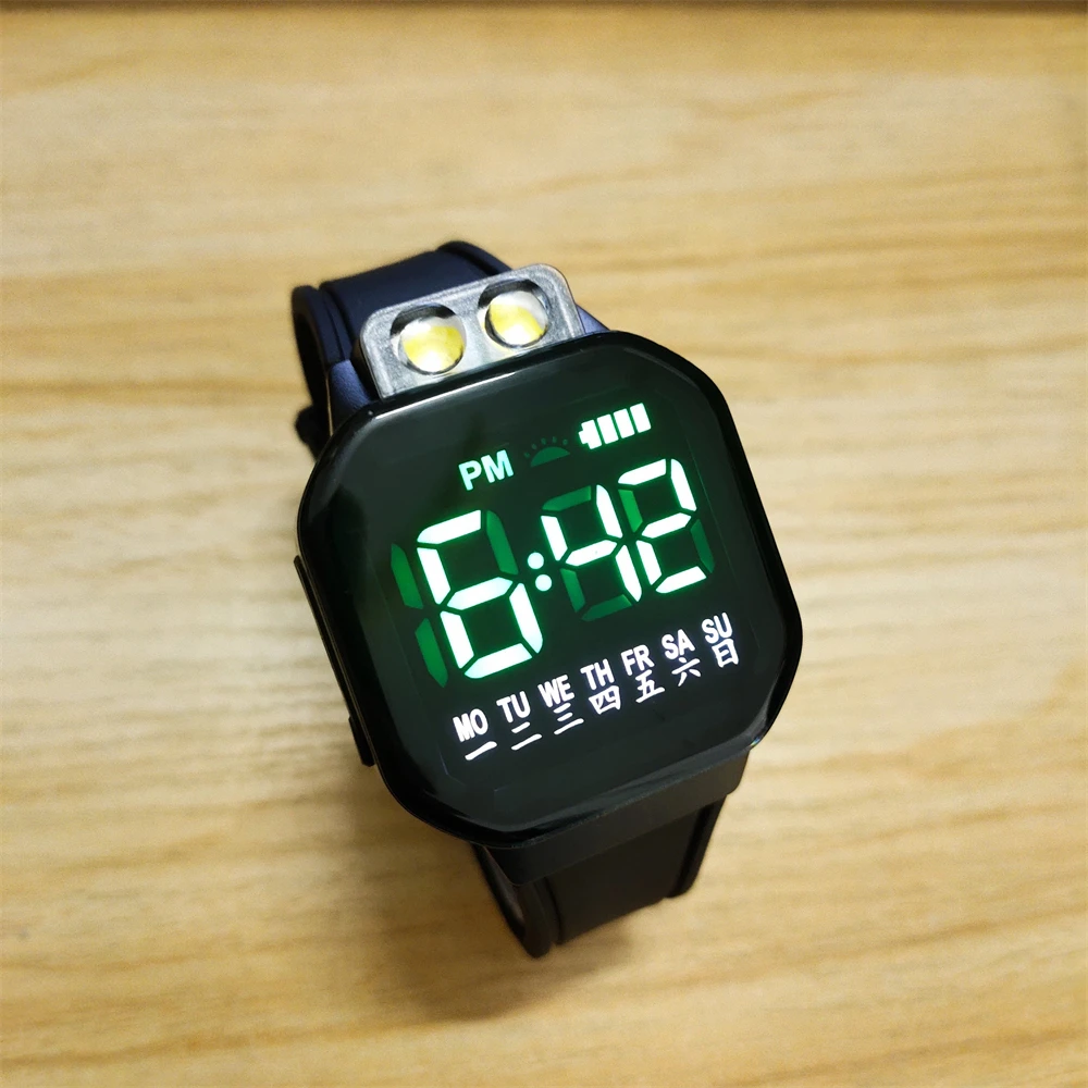 Montre De Sport D-ziner - Boîtier Et Bracelet Noir Acier Inox - Neuf Avec étiquettes