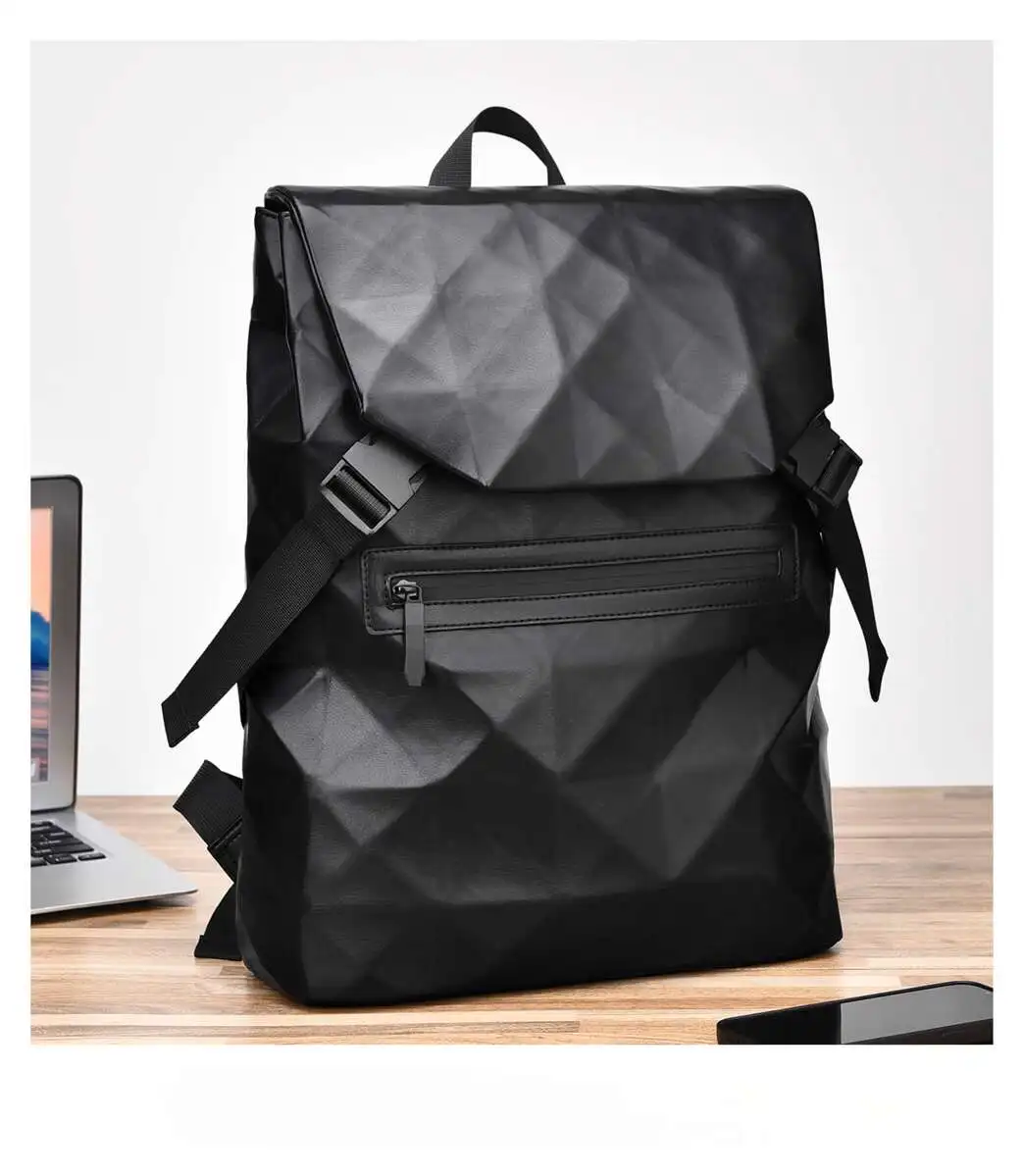 Para estudantes da moda masculina, bolsa de computador de viagem de grande capacidade, mochila de viagem de negócios_voghion.com