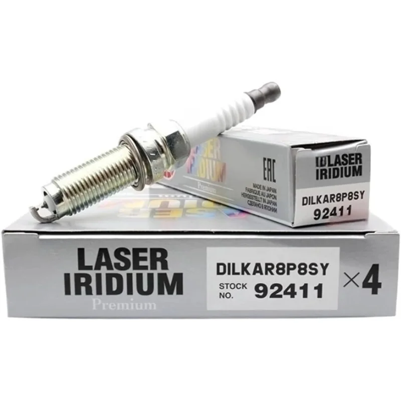 Bujías de Encendido de Iridio de Alta Ignitabilidad DILKAR8P8SY 92411 (4/8 Piezas) para Acura Integra MDX RDX TLX Honda Accord Civic CR-V 1.5T