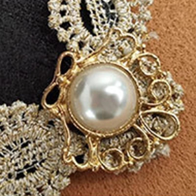 Épingle à cheveux en dentelle tridimensionnelle rétro pour spectacle sur scène, tête mort, nœud papillon, mini chapeau, pour