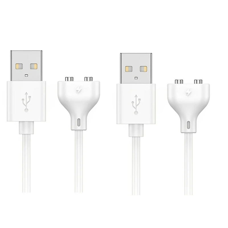 2PCS Magnetic USB DC Charger Cable, 0.8M Charging Cord For Massager, Electric Toothbrushes,Kids Watche,Facial Cleanser