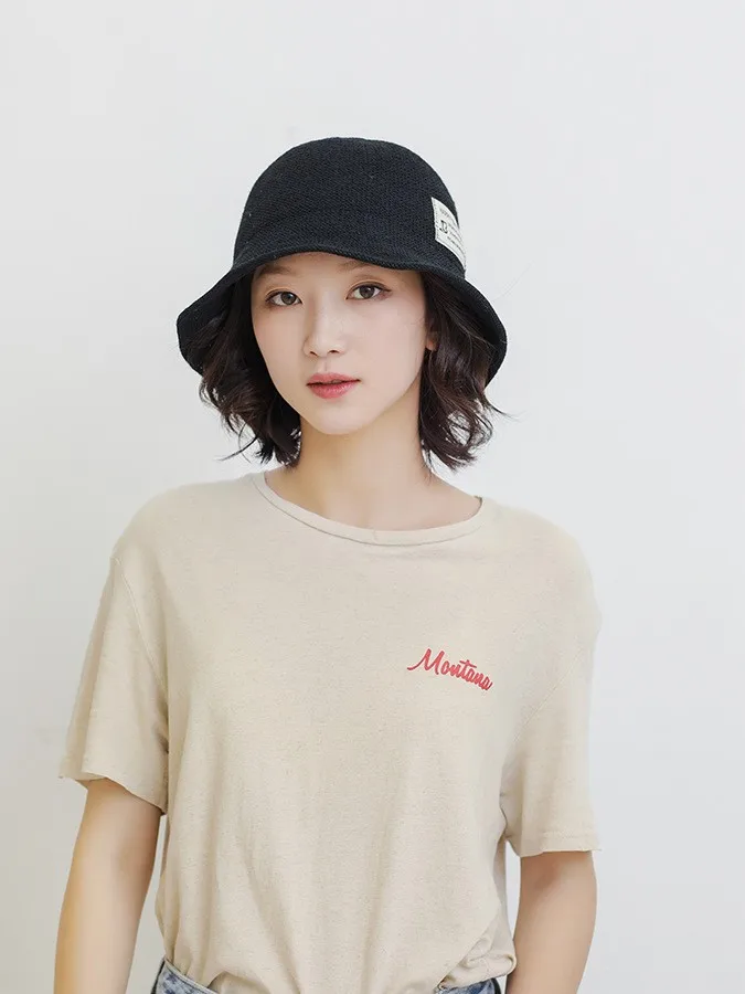 Fashionable Bucket Hat with Hair Attached for Women,Short Wavy Detachable Hair Extensions Hat Wigs for Summer/Spring,Cap Wig