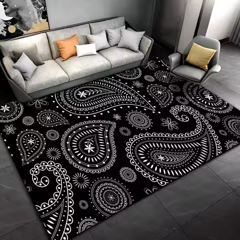 Multicolor Bandana Pattern Area Rugst Runners Area Rug for bedroom decor carpets for living room kitchen mats for floor sonic