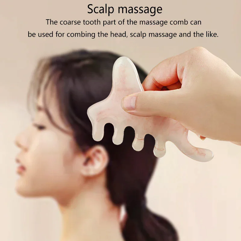 

Head Eye Scalp Unblocking Meridian Massage Comb 4in1 Sandalwood Massage Comb Head Meridian Scalp Comb Eye Shoulder Neck Scraping