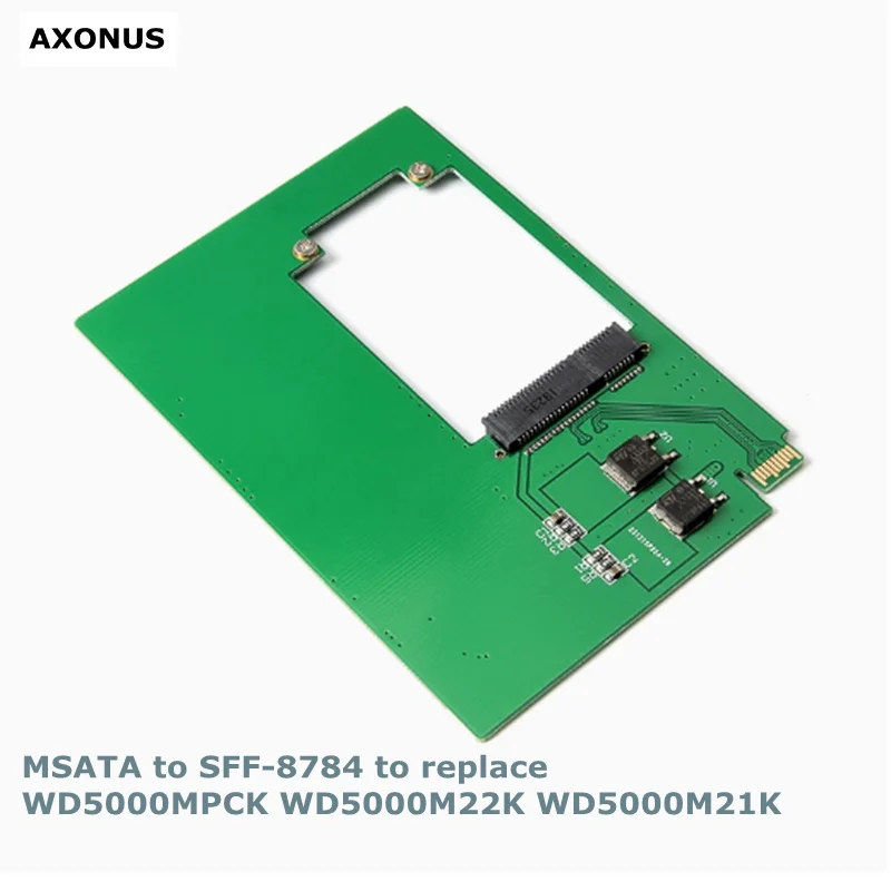 WD5000MPCK SFF-8784 SATA Express to MSATA Adapter Cards Expresscard PCBA for UltraSlim Hard Disk SSD WD5000M22K WD5000M21K