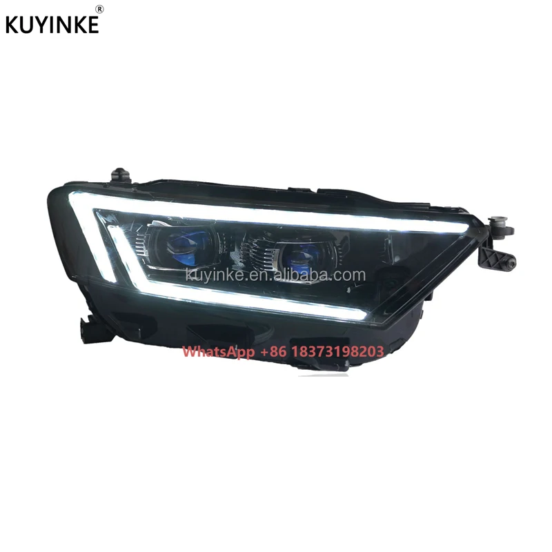 LED Headlights Assembly Modified Led Running Lights Running Turn Signal Brake Lights Fog Lights for T-ROC 2018-2020