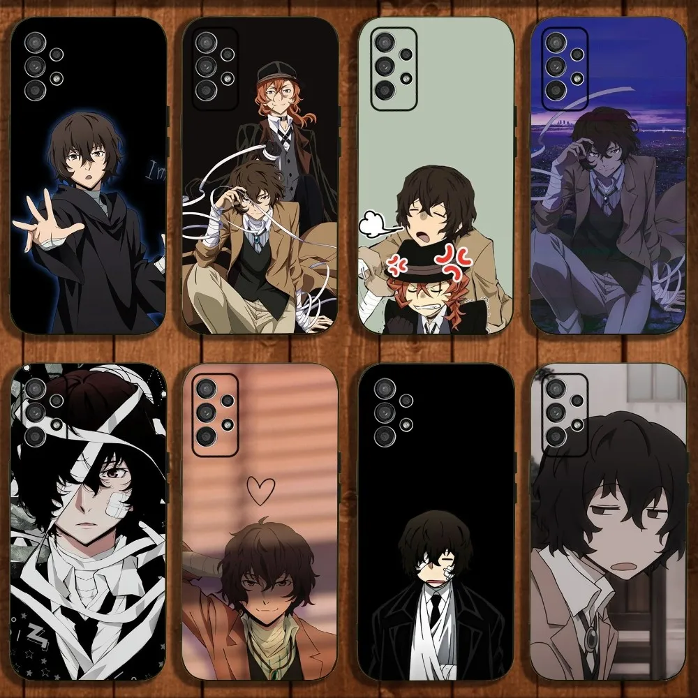 

Osamu d-Dazai Phone Case For Samsung Galaxy A13,A21s,A22,A31,A32,A52,A53,A71,A80,A91 Soft Black Cover