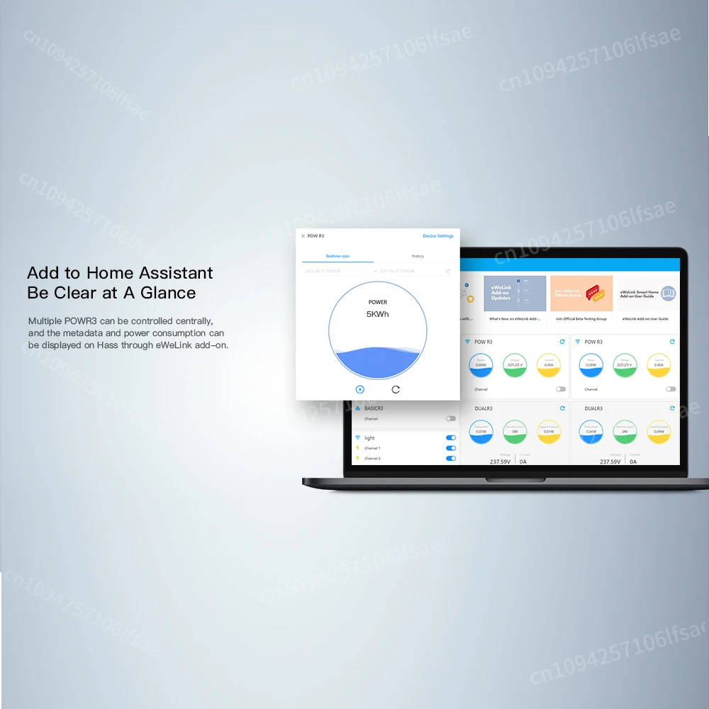 POWR3 25A High Power Meter Switch WiFi Smart Meter Switch Power Monitor Works With Alexa Google Home Yandex Alice eWeLin