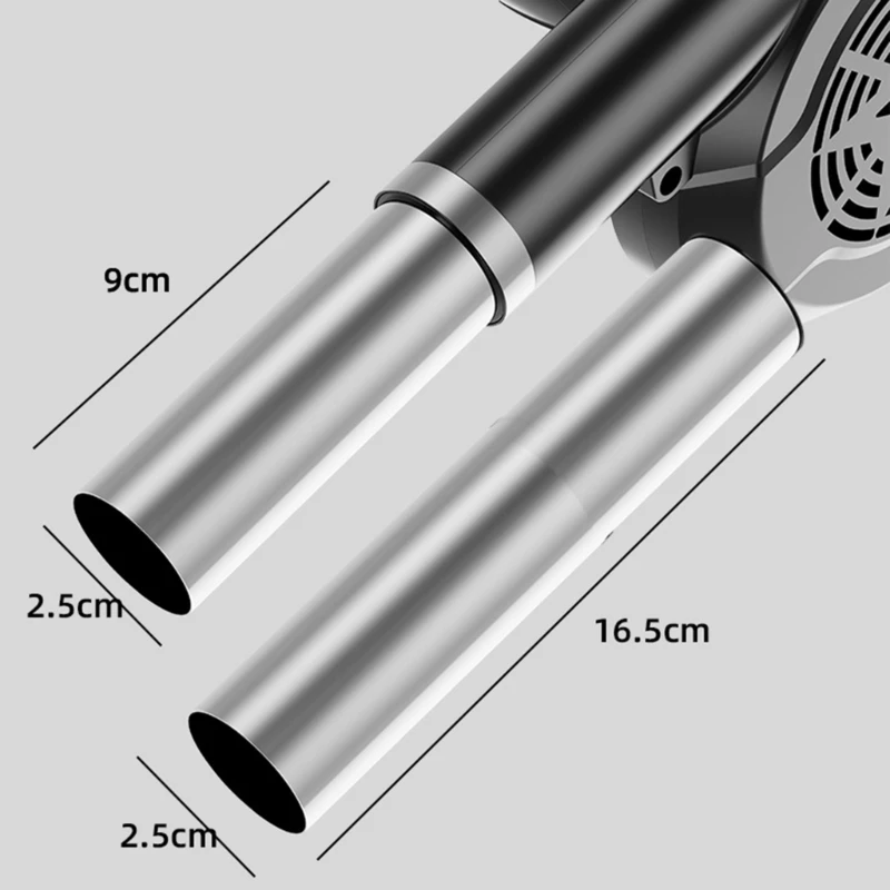 Multifuncional 5 velocidades sem fio ventilador ar recarregável alimentado por bateria para projetos diy viagens e