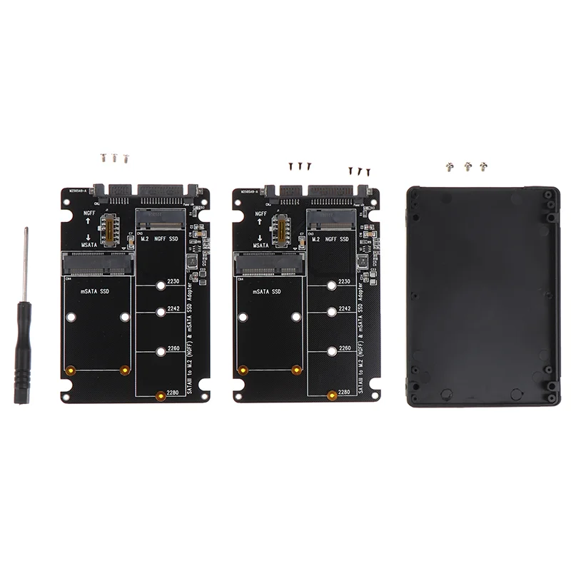 MSATA إلى SATA M.2 NGFF إلى SATA لوح مهايئ القرص الصلب 2.5 بوصة SATA 60Gbps إلى M2 NGFF SATA SSD MSATA SSD محول