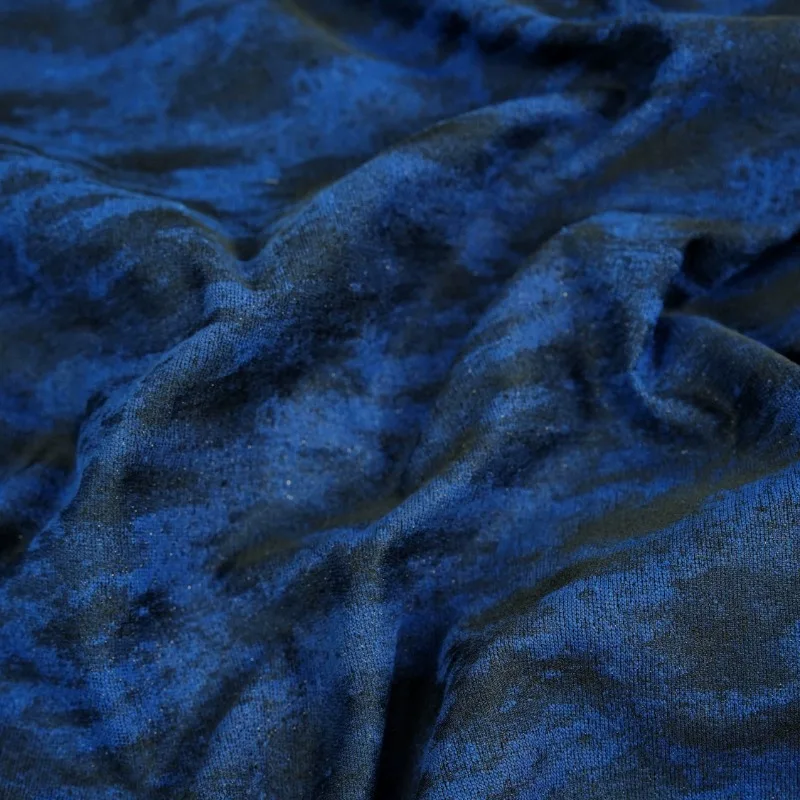 Black Blue Misty Ombre Silver Polyester Linen Jacquard Fabric for Spring Autumn Shirt Blouse Dress DIY Sewing Accessories view 5