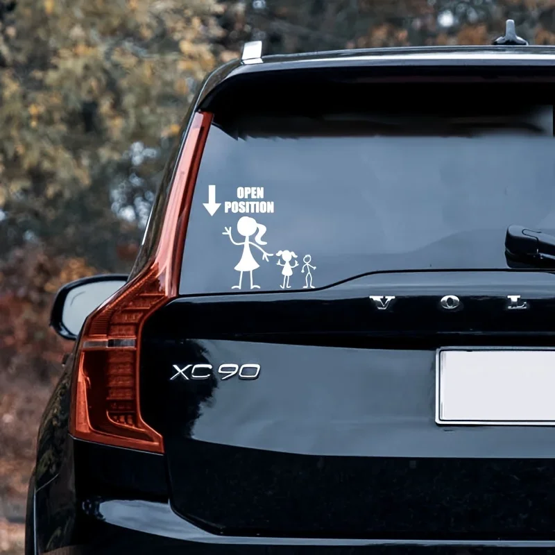 قطعة واحدة من ملصقات الفينيل العائلية الممتعة - متينة مقاومة للماء، ديكور رائع لنوافذ السيارة وأجهزة الكمبيوتر المحمولة والمجلات ومقابض الهاتف