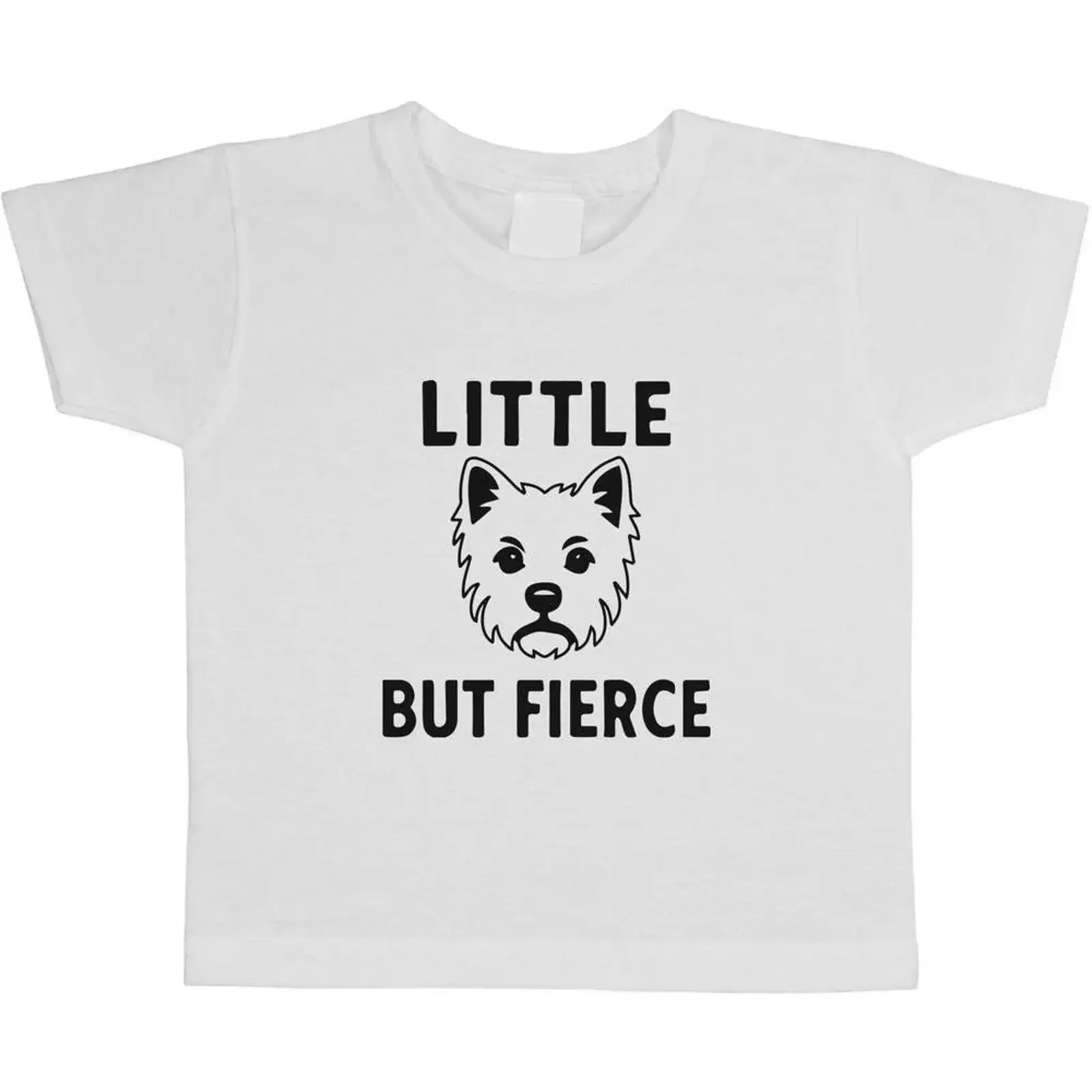 quot Westie Little But Fierce Kinder Baumwoll T Shirt TS055789 vintage Washed graphic Unisex Breathable Casual Comfortable