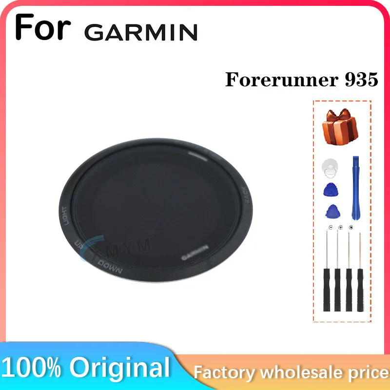 Suitable For Garmin Forerunner 935 LCD Screen Display, Replacement Screen For Smart Sports Watch With Front Cover