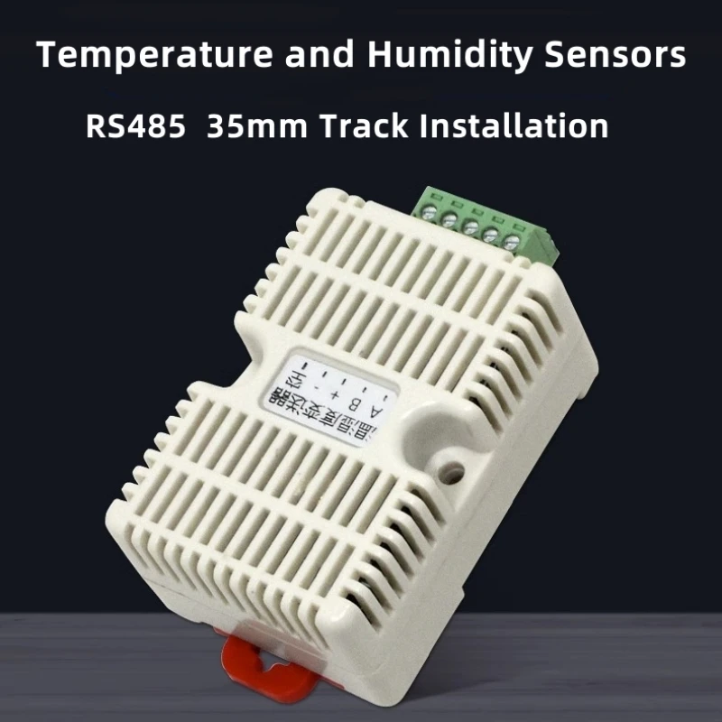 

RS485 type guide rail temperature sensor ModBus protocol temperature and humidity transmitter for computer room greenhouse