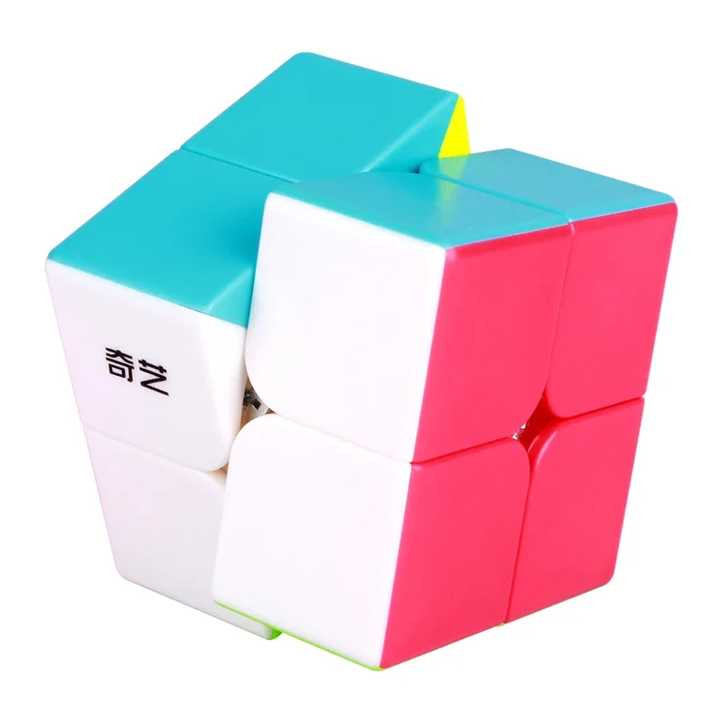 QY TOYS 2x2 magic cube professional 2x2 cube puzzle cubes for kids speed cube education toy hungarian cube qy קוביות הונגריות